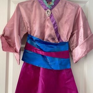 Disney Mulan pink/purple costume dress girl size 5/6.